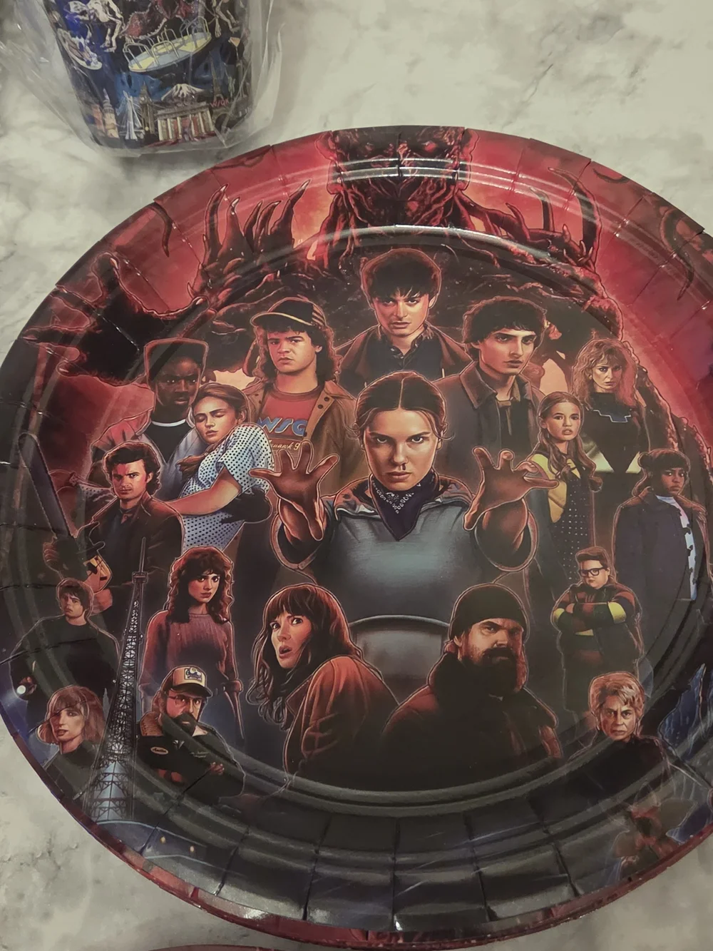 88 Piece Stranger Things Themed Birthday Party Tableware Set